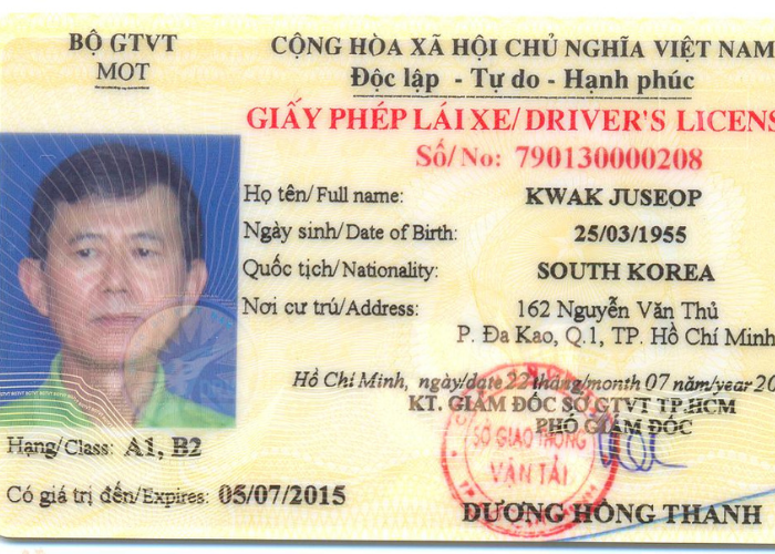 thi bằng lái xe cho người nước ngoài