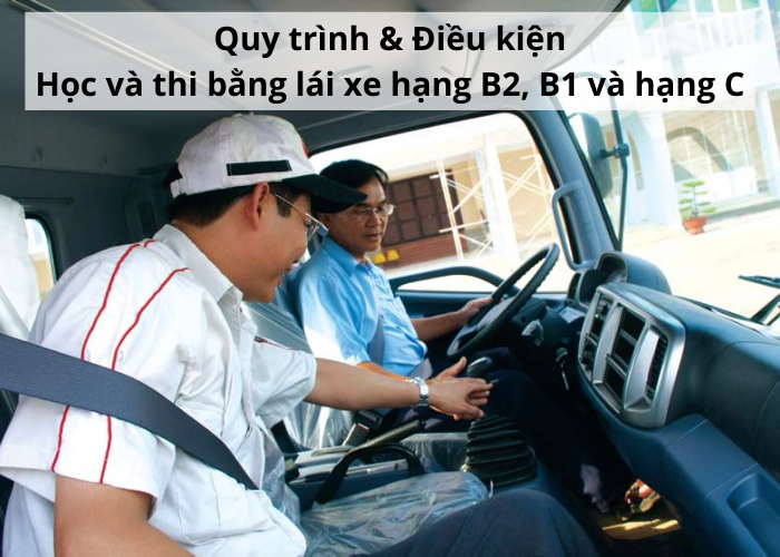 quy trình thi bằng lái xe b2